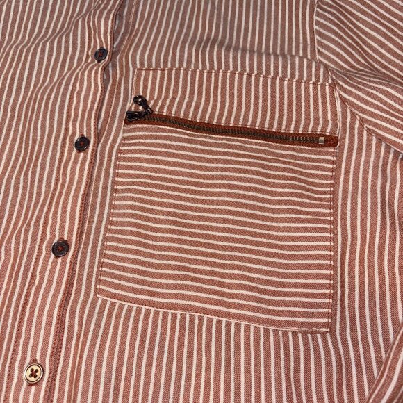 John Mark Button Up Shirt Women’s Small Mixed Print Boho Floral Paisley Tunic - Picture 3 of 7